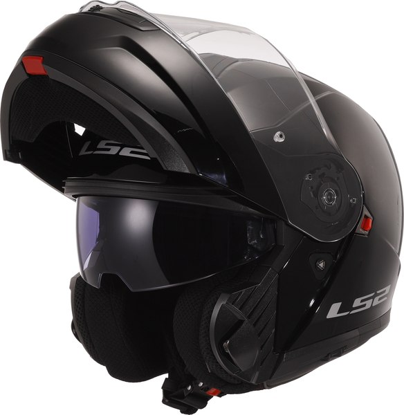 Мотошлем LS2 FF908 Strobe 2 Solid (XXL, черный глянцевый)