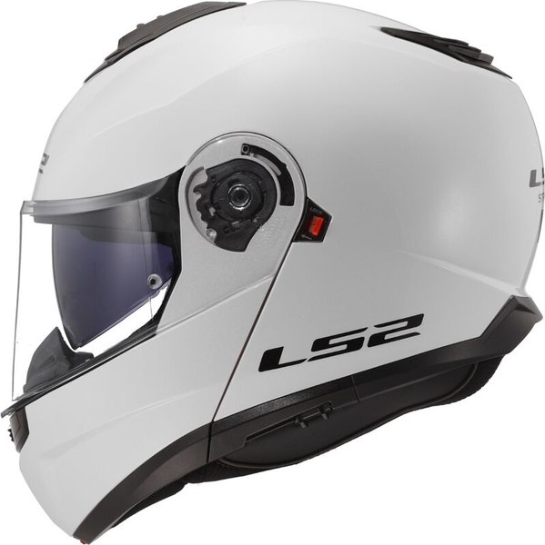 Мотошлем LS2 FF908 Strobe 2 Solid (XXL, белый глянцевый)