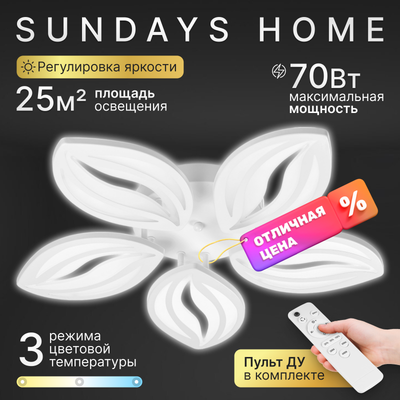 Люстра Sundays Home KR-43 / 6341 - 