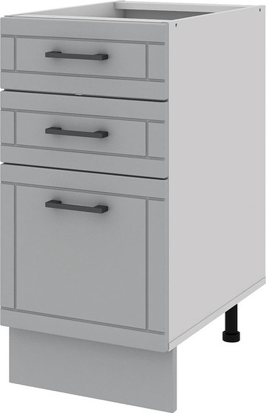Шкаф-стол кухонный Stolline Грейс ш40 с 3 ящиками / 540.02