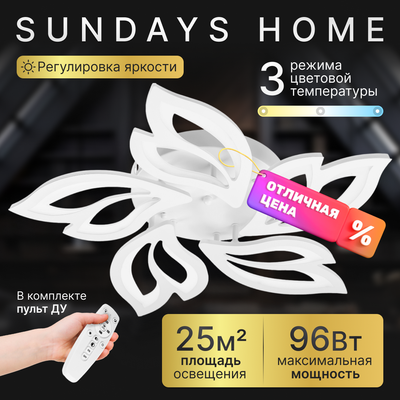 Люстра Sundays Home KR-44 / 6358 - 