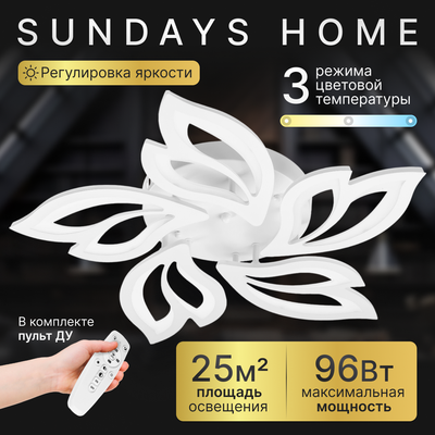 Люстра Sundays Home KR-44 / 6358 - 