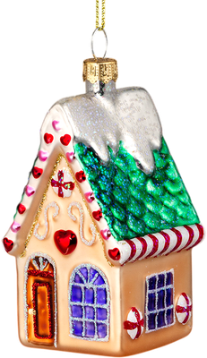 

Елочная игрушка, Decor. Карамельный домик / 62511