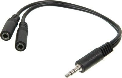 Адаптер Ningbo 2xJack 3.5 (f)/Jack 3.5 (m) / JAAC170 (0.2м) - 