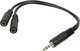 Адаптер Ningbo 2xJack 3.5 (f)/Jack 3.5 (m) / JAAC170 (0.2м) - 