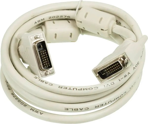 Кабель Ningbo DVI-D Dual Link (m) DVI-D Dual Link (m) / RD-DVI-3-BR (3м, серый)