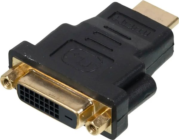 Адаптер Ningbo HDMI (m) DVI-D (f) / CAB NIN HDMI(M)/DVI-D(F) (черный)