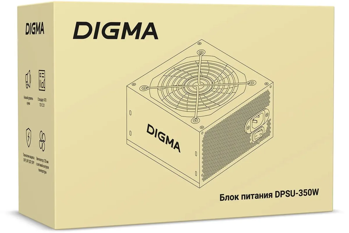 Блок питания для компьютера Digma DPSU-350W