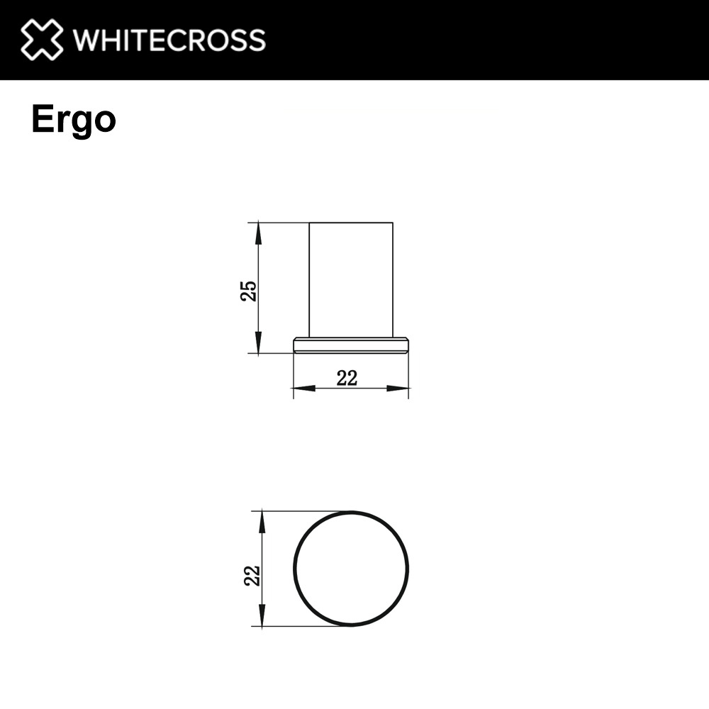 Крючок для ванной Whitecross Ergo ER2215GLB (брашированное золото) — фото 2