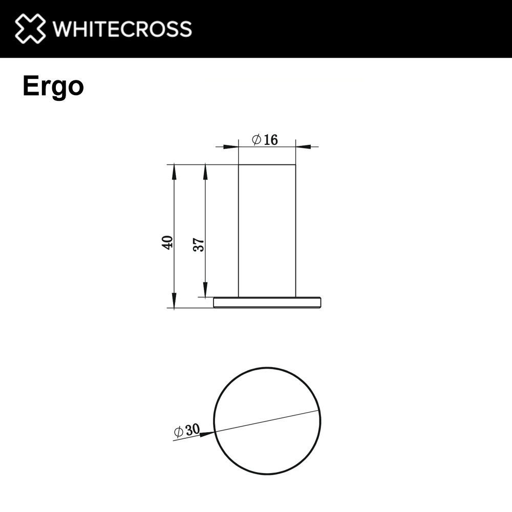 Крючок для ванной Whitecross Ergo ER2216CR (хром) — фото 2