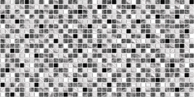 Панель ПВХ Регул Мозаика Мрамор черно-белый (959x482x0.3мм) - 