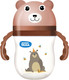 Поильник Мама Тама С силиконовой трубочкой / MT/097 (коричневый/бежевый) - 