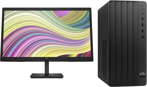 Системный блок HP 290 G9 MT с клавиатурой и монитором P22v (9M937AT)