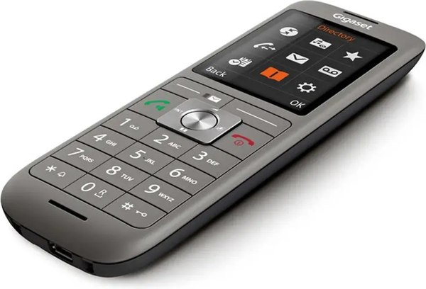 Дополнительная телефонная трубка Gigaset CL660HX HSB RUS / S30852-H2862-S301 (черный)