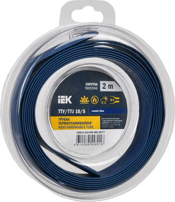 Трубка термоусаживаемая IEK UDR12-010-005-002-K07-T - 