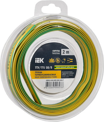 Трубка термоусаживаемая IEK UDR12-010-005-002-K52-T - 