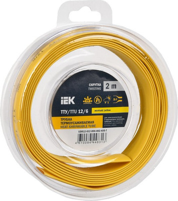 Трубка термоусаживаемая IEK UDR12-012-006-002-K05-T -