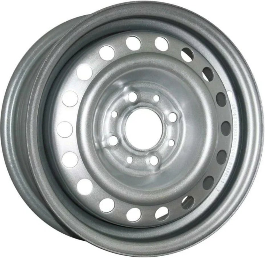Штампованный диск Eurodisk 64B35B 15x6" 4x98мм DIA 58.6мм ET 35мм Silver