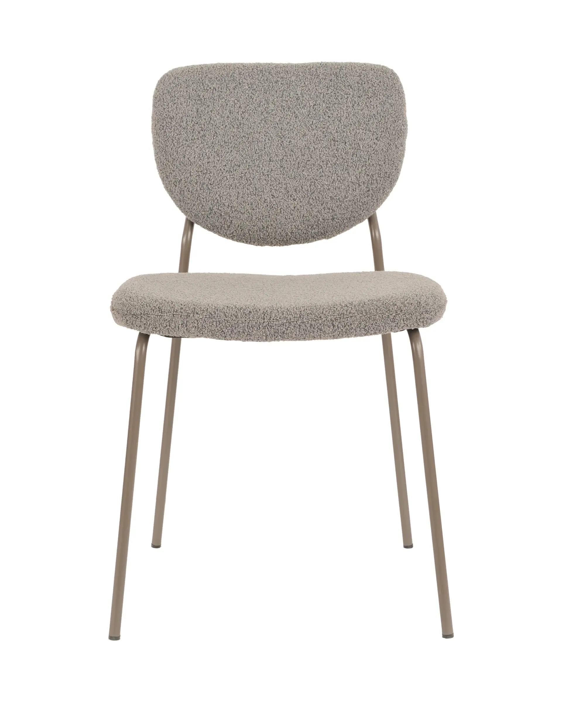 Стул Stool Group Gigi / DRC-9155-B (темно-серый букле/ножки серые) — фото 2