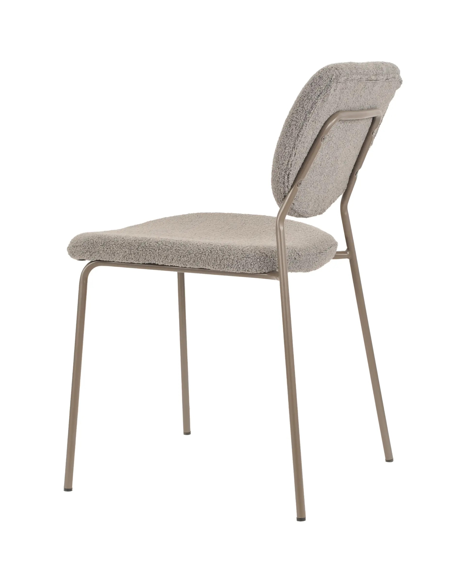 Стул Stool Group Gigi / DRC-9155-B (темно-серый букле/ножки серые) — фото 4