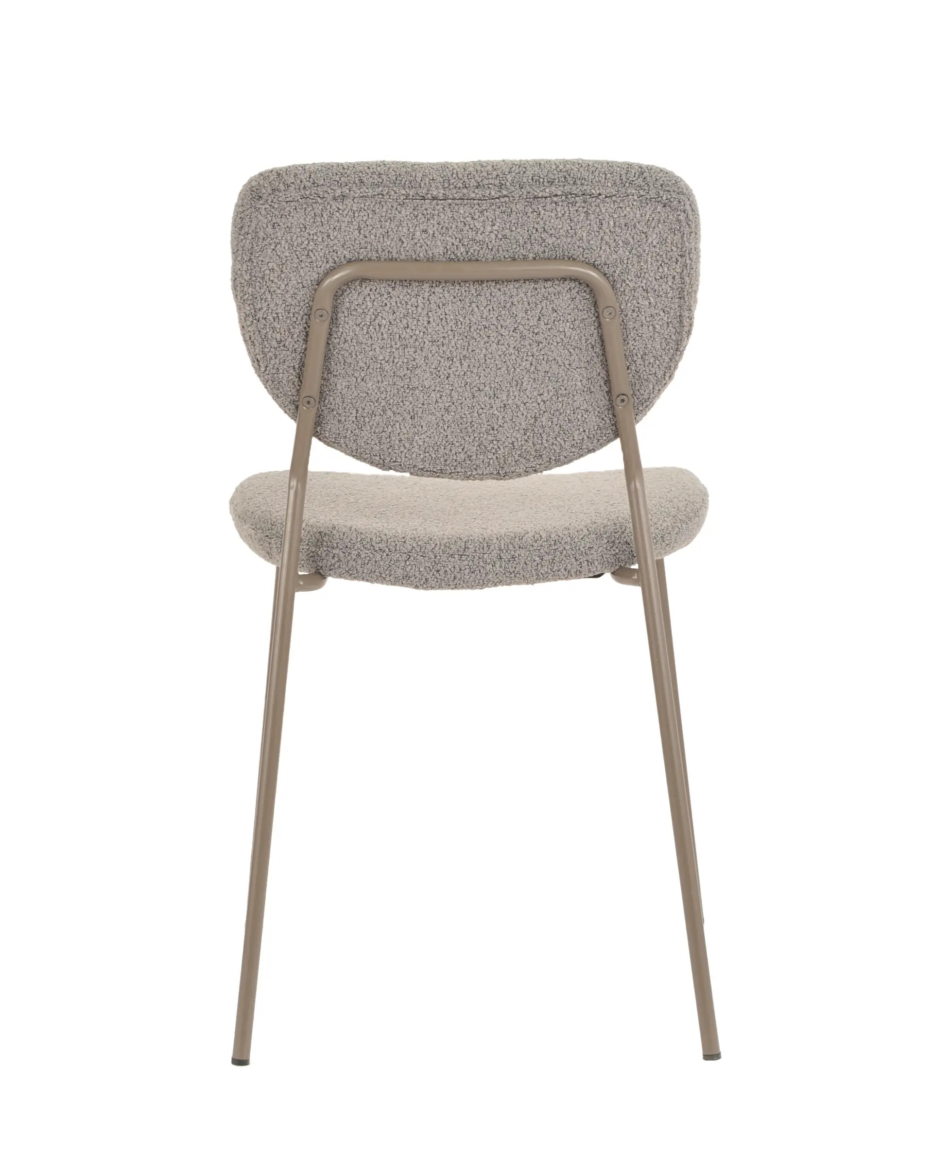 Стул Stool Group Gigi / DRC-9155-B (темно-серый букле/ножки серые) — фото 5
