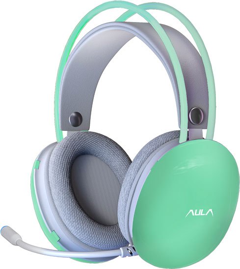 Наушники-гарнитура Aula S505 (Cyan)