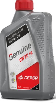 Моторное масло Cepsa Genuine 0W20 FE SP RC GF-6A GM Dexos 1 Gen 3 / 514404190 (1л)