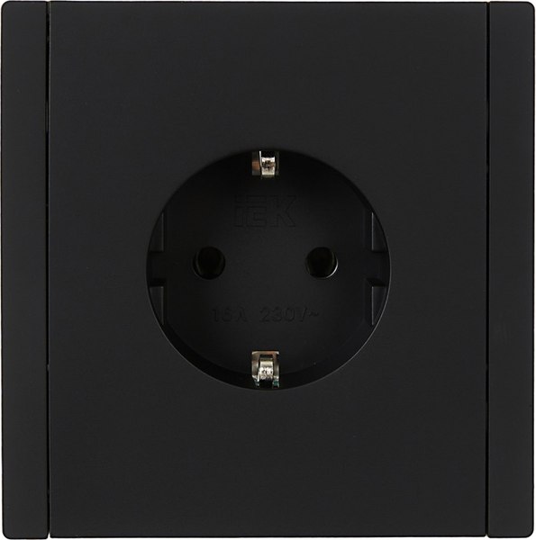 Розетка IEK Forte&Piano FP-R11-16-1-K02 (черный)