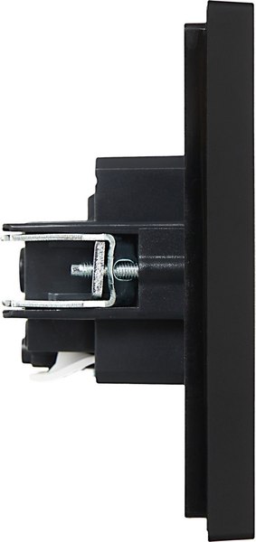 Розетка IEK Forte&Piano FP-R11-16-1-K02 (черный)