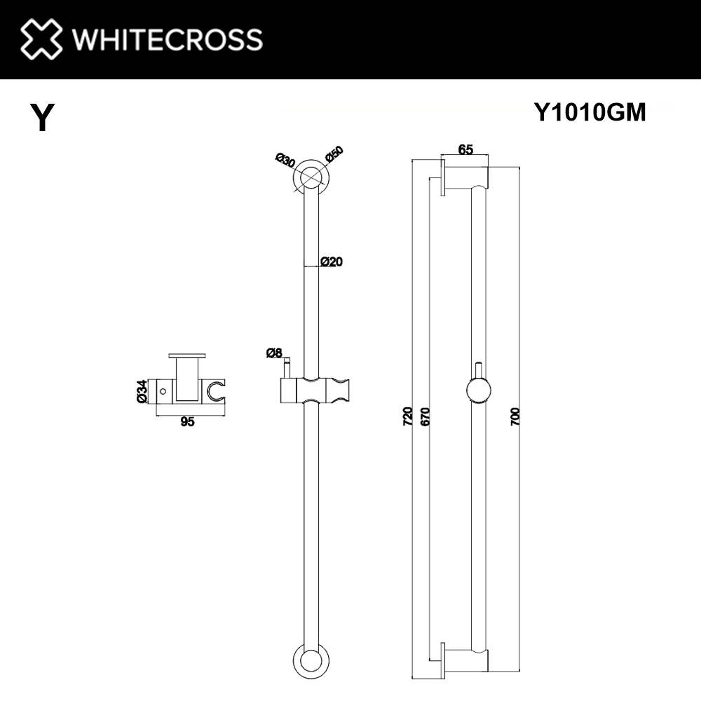 Душевая стойка Whitecross Y1010GM