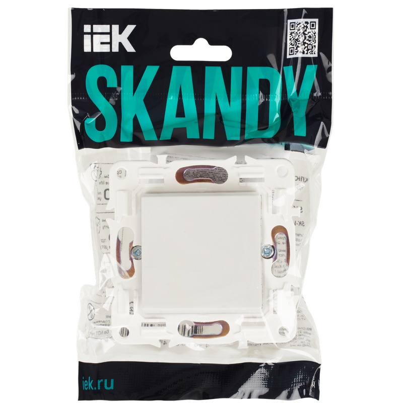 Выключатель IEK Skandy SK-V13-0-10-K01 (арктический белый) — фото 6