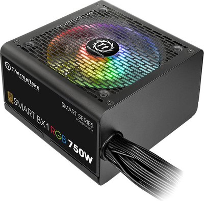 

Блок питания для компьютера, Smart BX1 RGB 750W (SP-750AH2NKB-2)