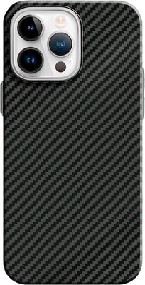 

Чехол-накладка, Карбоновые полосы J162 для iPhone 15 Pro