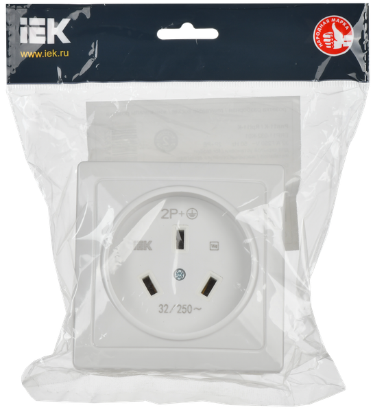 Розетка IEK ERP11-032-K01 (белый)
