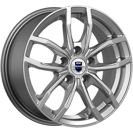 Литой диск K&K Фрост 15x6.5" 5x110мм DIA 65.1мм ET 35мм Дарк платинум