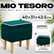Пуф Mio Tesoro Амма с ящиком для хранения (зеленый №33) - 