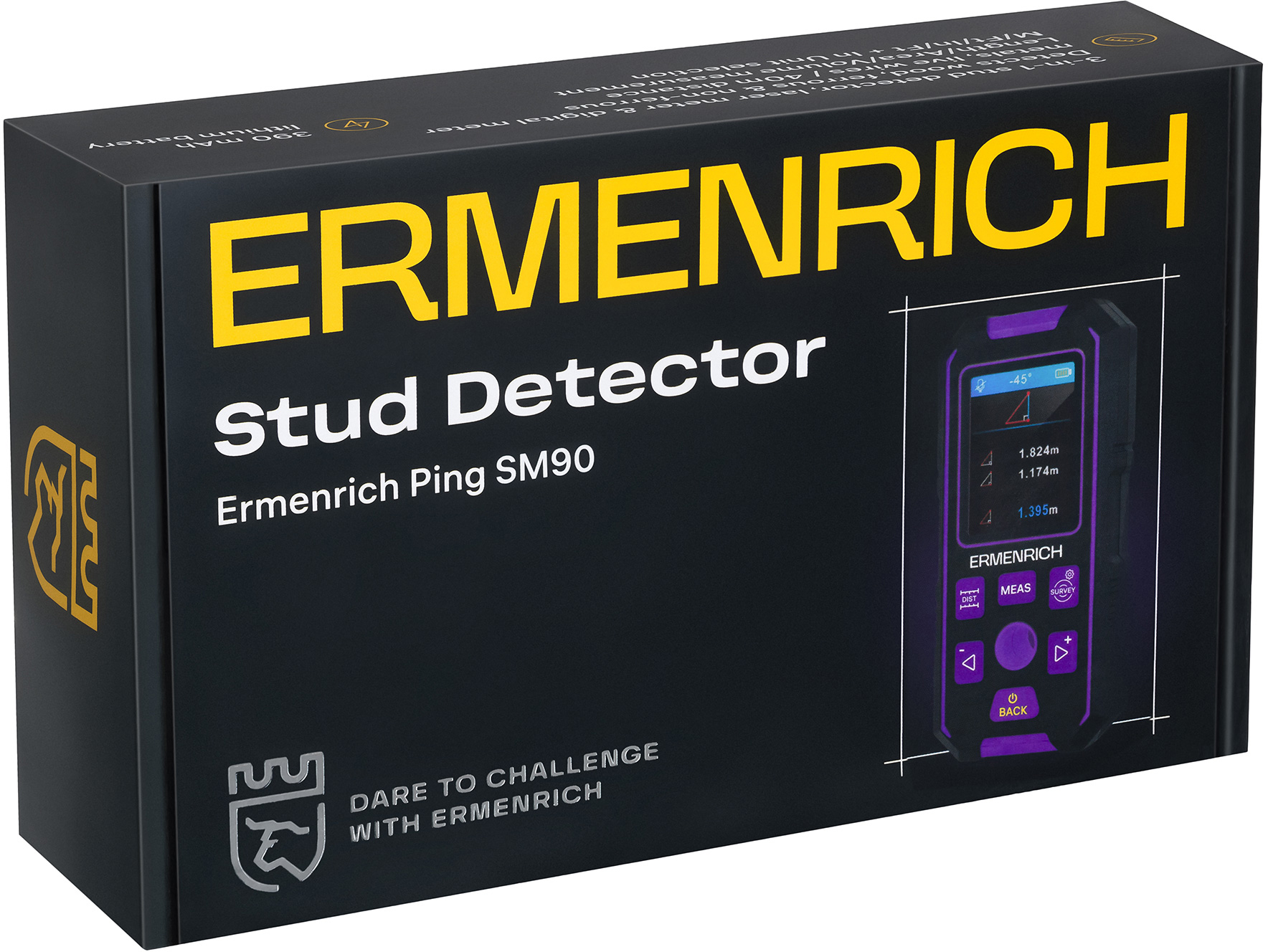 Детектор скрытой проводки Ermenrich Ping SM90 / 83842