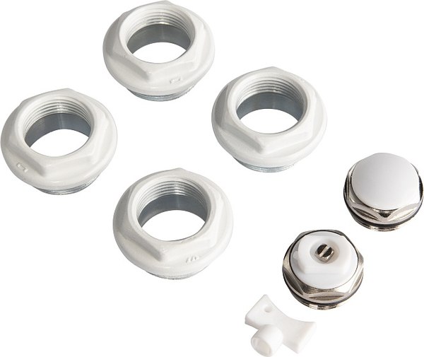 Монтажный комплект для радиатора Royal Thermo 1х3/4" (белый)
