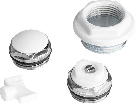 Монтажный комплект для радиатора Royal Thermo 1х3/4" (белый)