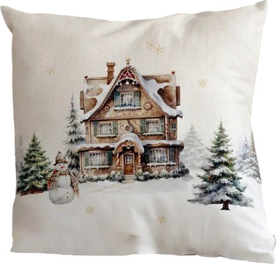 Наволочка декоративная Listelle Пряничный домик двусторонняя 815601/4 -