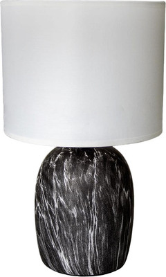 Прикроватная лампа Лючия Мармо итальяно 366 (темно-серый/белый) -