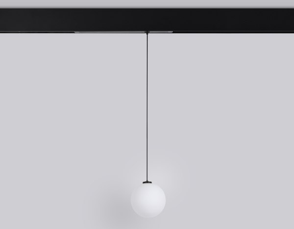 Трековый светильник Ambrella Magnetic GL1442 BK/FR (черный/белый матовый)