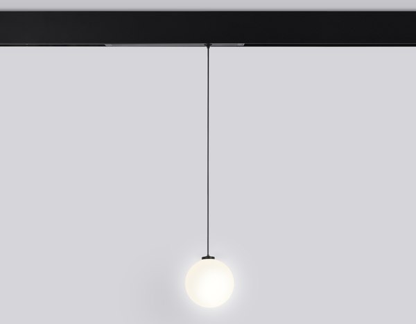 Трековый светильник Ambrella Magnetic GL1442 BK/FR (черный/белый матовый)