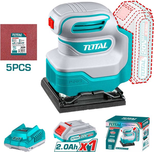 Вибрационная шлифовальная машина TOTAL TSHSLI20141