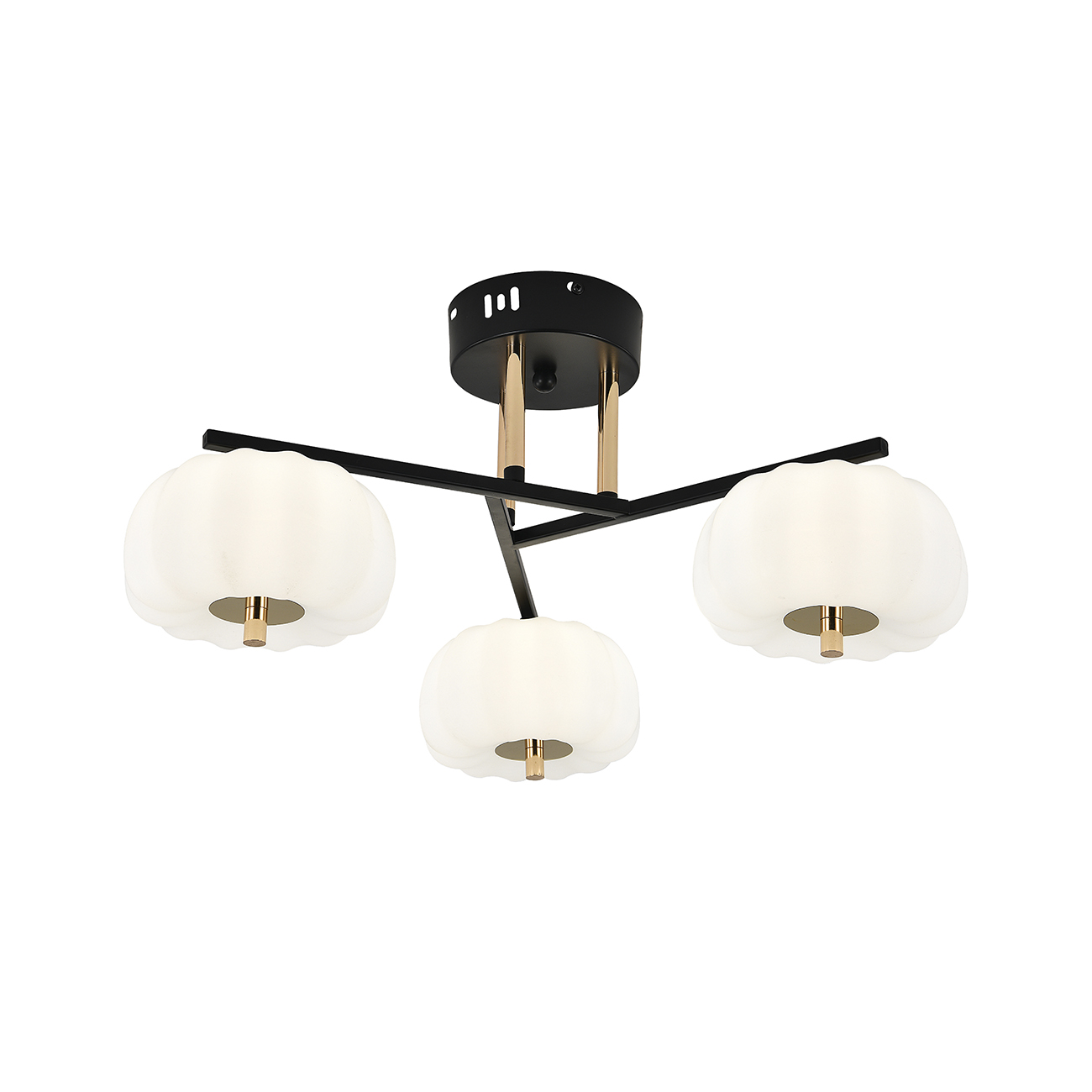 Люстра ESCADA 10301/3LED (черный/золото)