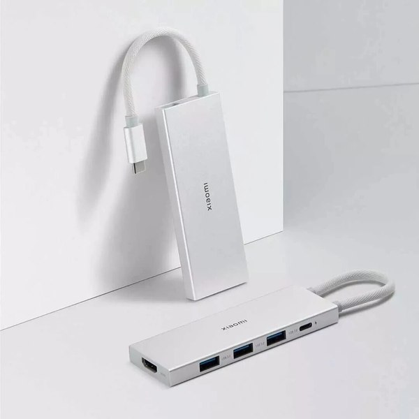 Док-станция для ноутбука Xiaomi 5-in-1 Type-C Hub BHR8804GL / XMDS05YM %rs_city_gde%