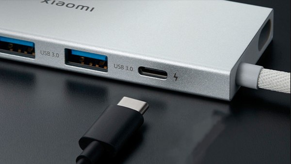 Док-станция для ноутбука Xiaomi 5-in-1 Type-C Hub BHR8804GL / XMDS05YM %rs_city_gde%