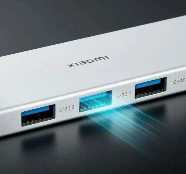 Док-станция для ноутбука Xiaomi 5-in-1 Type-C Hub BHR8804GL / XMDS05YM %rs_city_gde%
