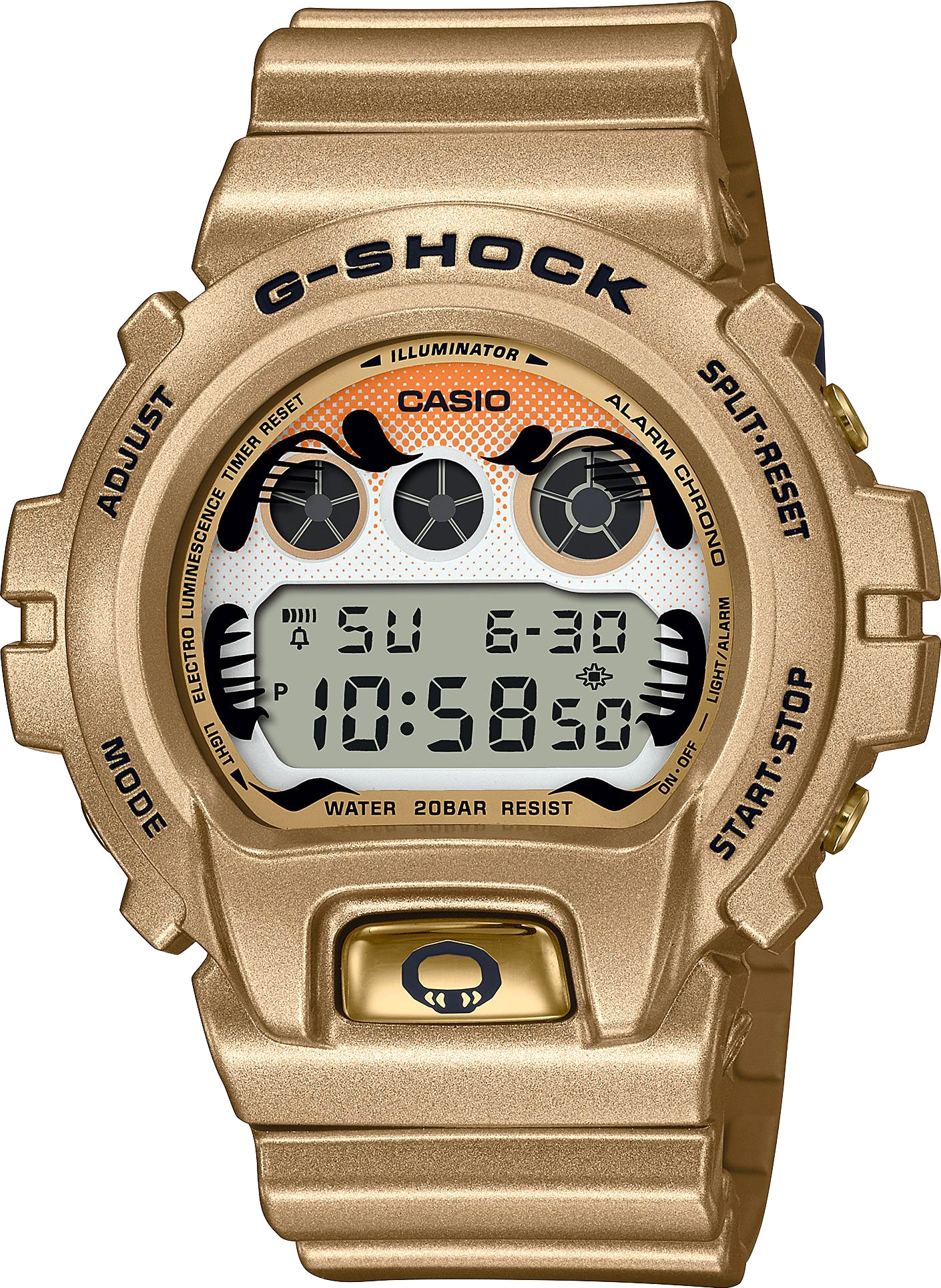 Часы наручные мужские Casio DW-6900GDA-9E