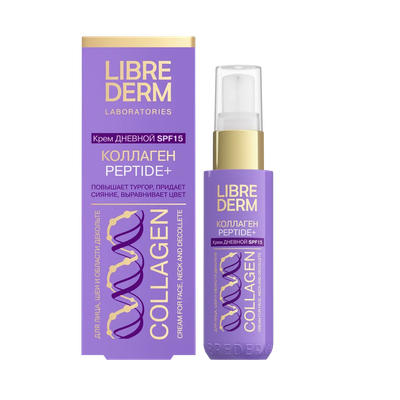 Крем для лица Librederm Коллаген Peptide+ дневной SPF-15 (50мл) -